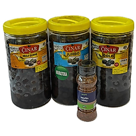 GURME Siyah Zeytin Paketimiz - 4 parça