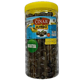 Muratoba_ JUMBO Siyah zeytin - Az tuzlu.  1 kg