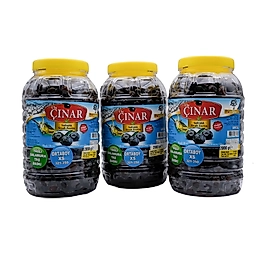 Orta Boy Siyah Zeytin Az Tuzlu 2 Kg X 3 Adet= 6 Kg