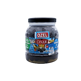 Özel Gurme Orta Boy Siyah Zeytin 1 Kg