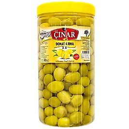 3X Domat Kırma  Yeşil Zeytin  1 Kg
