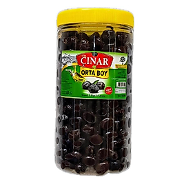 ORTA Boy - Siyah Zeytin Az Tuzlu  1 Kg