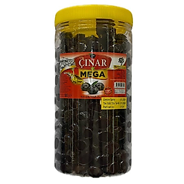 Mega Siyah Zeytin Az Tuzlu 1 Kg