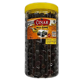 Gurme - Mega Siyah Zeytin Az Tuzlu 1 Kg