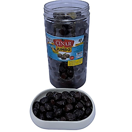 Muratoba_ JUMBO Siyah zeytin - Az tuzlu.  1 kg