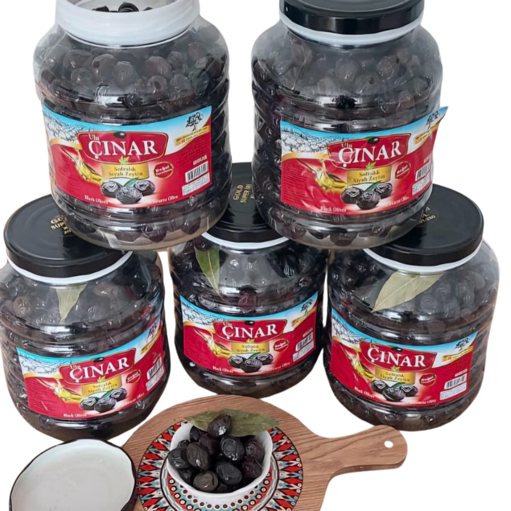Gold Siyah Zeytin Az Tuzlu 2 Kg X 3 Adet= 6 Kg