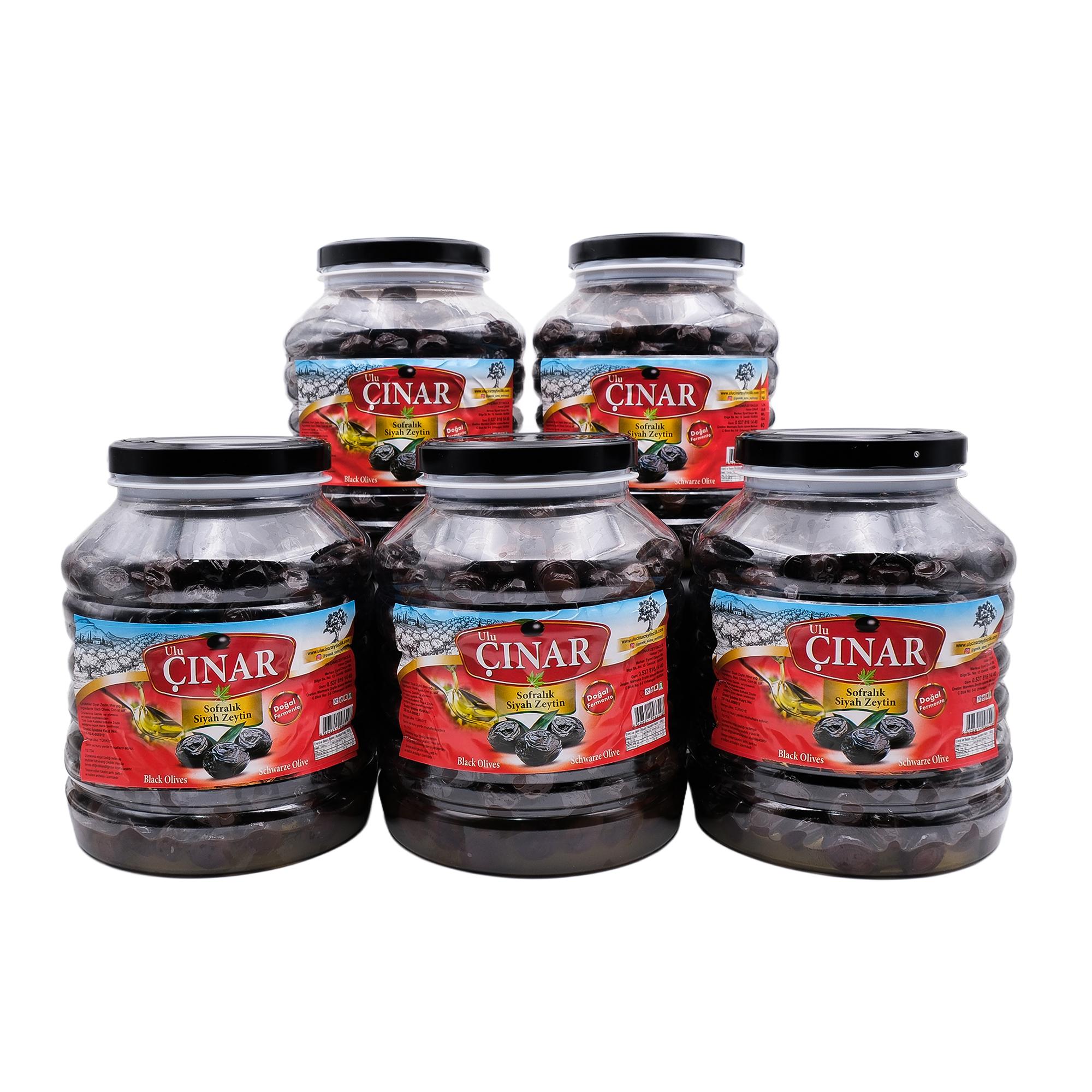 Gemli̇ği̇n İnci̇si̇ - Gold Siyah Zeytin Az Tuzlu 2 Kg X 5 Adet= 10 Kg