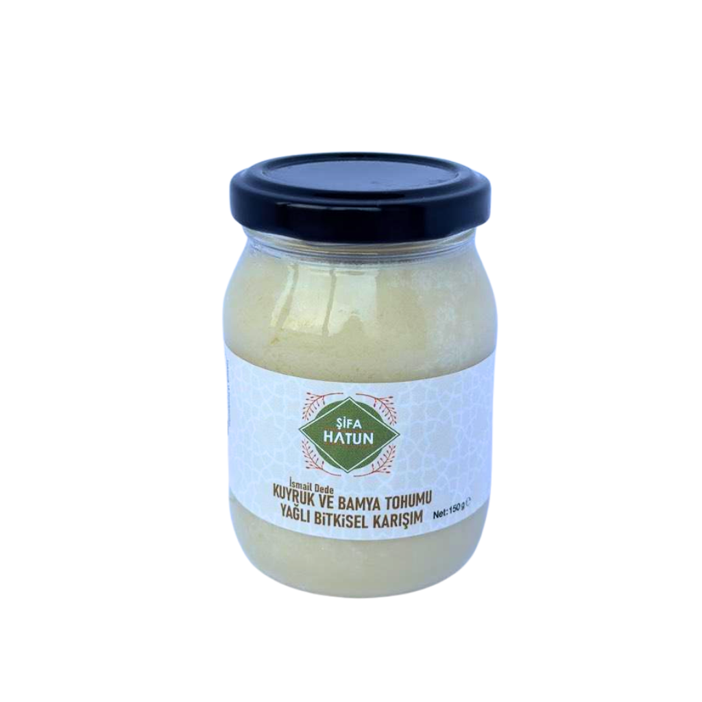 Bamya ve kuyruk yağı kremi