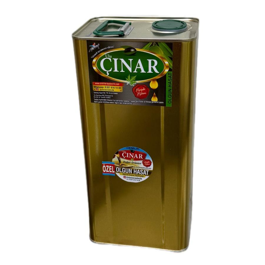 0,2 Asit _ OLGUN Hasat Naturel Sızma Zeytinyağı 5 Lt